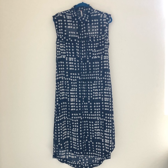 Free People Mercer Street Maxi Duster Shirt sz Sm - Picture 3 of 15